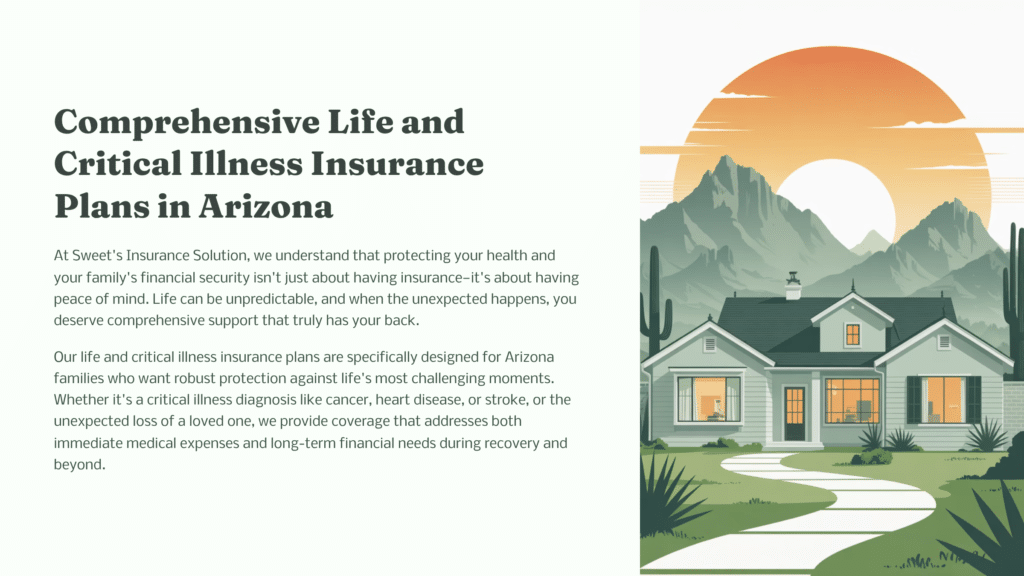 Critical illness and life insurance