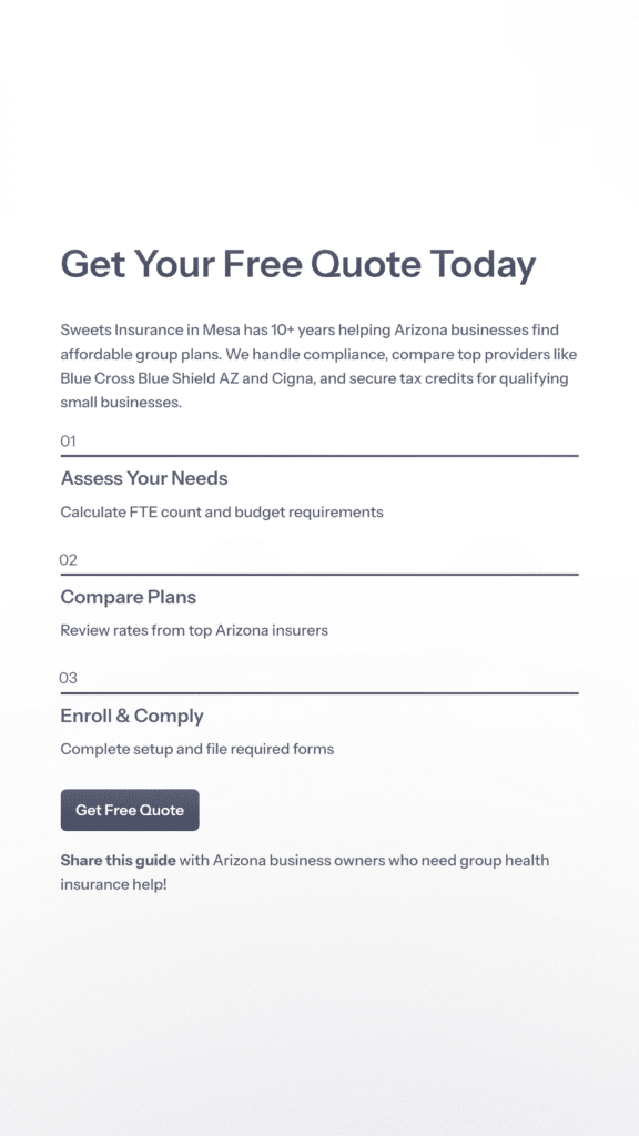 Group Health Insurance in Arizona: A Guide for Businesses and Employees 4 | Sweet's Insurance Solution Group health insurance in arizona